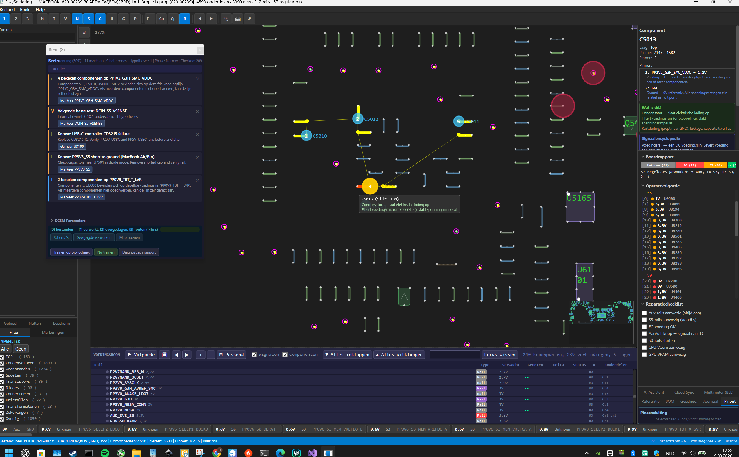 EasySoldering Reparatieplan-builder met bordoverzicht